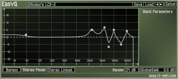 lcd-2 custom EQ curve