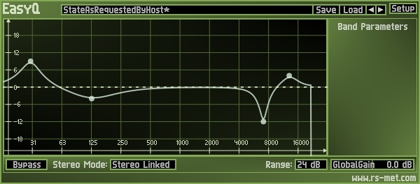 Westone 4 triple-flange smallest flange cutoff EQ curve