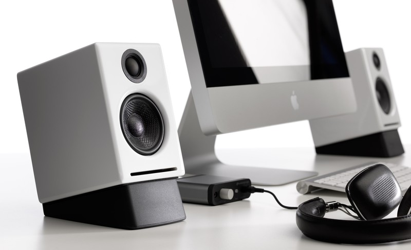 Audioengine A2 Premium Powered Desktop Speaker Pair White